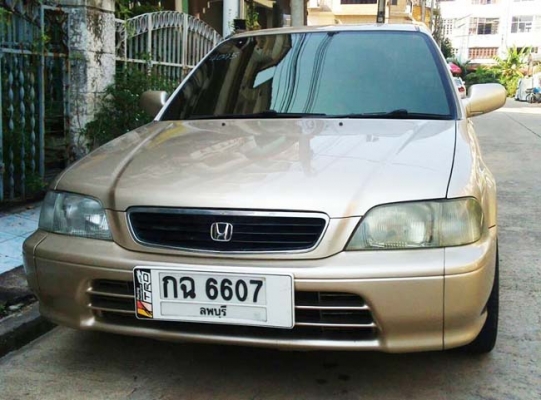 Honda city 1.3 ปี 97 เกียร์ธรรมดา สุดประหยัดด้วยแก๊ส lpg หัวฉีด versus ใช้งานได้ 2 ระบบ เครื่องดี เกียร์ดี ช่วงล่างได้ ภายในเรียบร้อย ฟิลม์ hi~kool กระจกไฟฟ้า คู่หน้า เซ็นทรัลล็อค เลี้ยวซ้ายขวาไม่ดัง แม็กซ์ lenzo 15" แอร์เย็น เครื่องเสียง pioneer ไม่