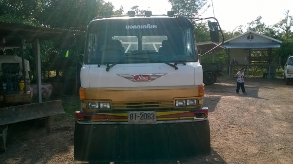 ขายเทนเลอร์ 6 ล้อ HINO ไม่มีเล่มทะเบียน เครื่อง EC100 130 แรงม้า คัสซีสวยตลอดเส้น พวงมาลัยพาวเวอร์ ราคาต่อรองได้