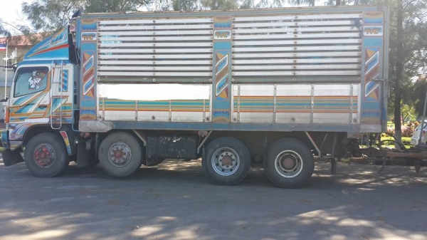 ขายรถสิบล้อ hino mega fm 260 พ่วงแม่ลูก คอกเกษตรดั้มเนียม อู่ธวัชชัยการช่าง ราคาต่อรองได้