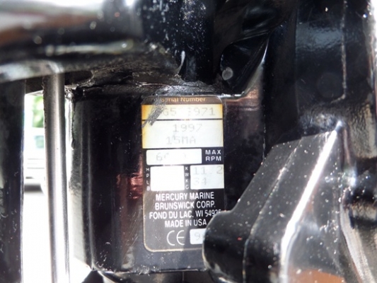 เครื่องเรือ MERCURY 15 แรง หางสั้น