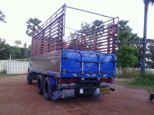 ขายรถบรรทุกสิบล้อ HINO KT920 หัว F18 เครื่อง HO7D-195 แรง กระบะไม้