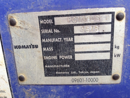 KOMATSU PC138US 2  รถเก่านำเข้าจากญี่ปุ่นไม่เคยใช้งานในไทย  สภาพพร้อมลุยงาน   เอกสารอินวอยใบแจ้งจำหน่าย  ชั่วโมง : 8719 ราคา 1,600,000 บาท (ราคาต่อรองได้)