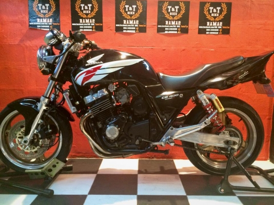 T&amp;T BIKE RAMA2 ขายราคาเพียง 72500 ฿HONDA CB400 ปี96 จัดมาให้ตามคำขอคับ ทะเบียนโอนนอกมีเล่มภาษีพรบ.57ชุดโอนครบเช็คในระบบขนส่งมีรายระเอียดตรงครบหมด
