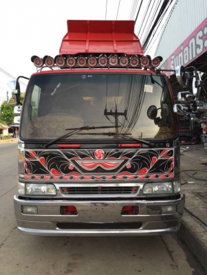 ขายรถดั้มฮีโน่ Hitech "IRON MAN" เครื่อง JO8C คัซซีแดง ชุดแต่งเต็มๆ