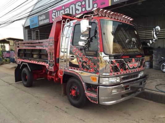 ขายรถดั้มฮีโน่ Hitech "IRON MAN" เครื่อง JO8C คัซซีแดง ชุดแต่งเต็มๆ