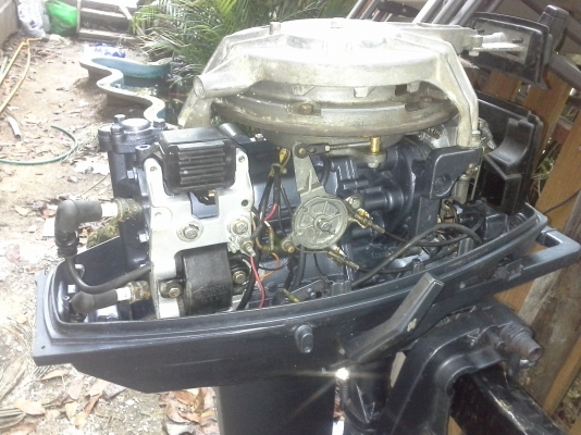 เครื่อง yamaha 25 hp ขายถูกตามสภาพ 23,000 !!!