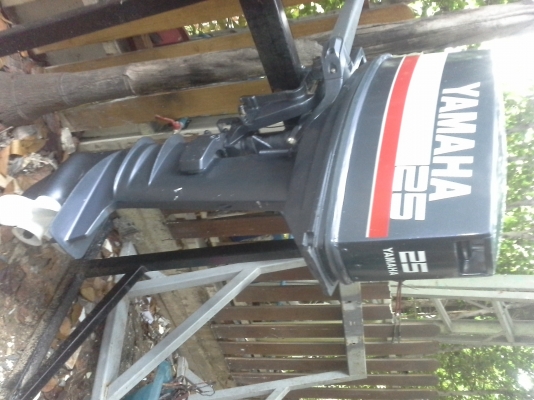 เครื่อง yamaha 25 hp ขายถูกตามสภาพ 23,000 !!!