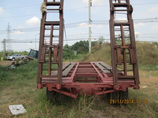 รถพ่วงหนุ่มปราจีนบุรีเอาไปขนรถเกี่ยว