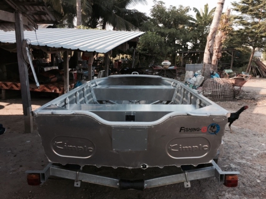 ขาย เรือ อลูมิเนียม kimple สภาพใหม่เลยลงน้ำครั้งเดี่ยว