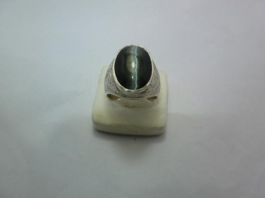 แหวนเงินแท้พลอยตาแมว