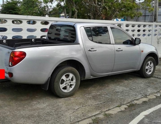 ขายรถหลุดจำนำ มีเอกสารการรับจำนำครบ (ไม่มีเล่มทะเบียน) 2007 MITSUBISHI, TRITON 2.5 GLX DOUBLE CAB สีเทา เกียร์ธรรมดา