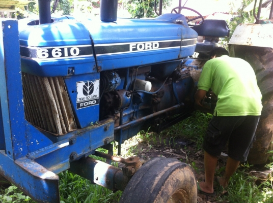 รถไถFORD 6600 เครื่องT3 สภาพดี พร้อมใช้ มีจาน3 จาน7..ไม่มีดันหน้า...