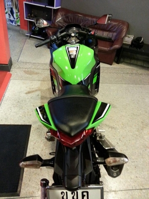 New!!--kawasaki ninja250 ปี2013 เลขไมล์ 14,xxx รถพร้อมใช้เอกสารครบ รถมือเดียว!!