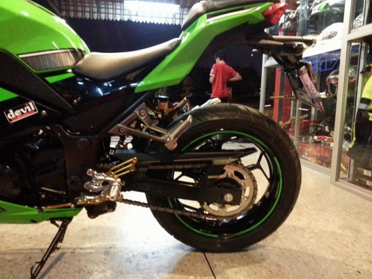 New!!--kawasaki ninja250 ปี2013 เลขไมล์ 14,xxx รถพร้อมใช้เอกสารครบ รถมือเดียว!!