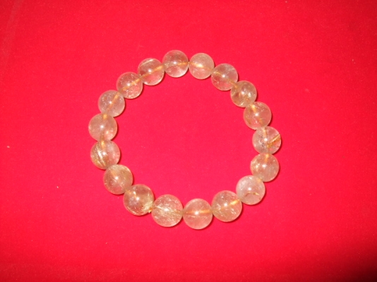 หินมงคล  กำไลไหมทอง