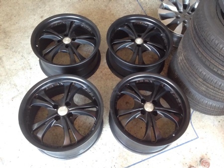 ล้อมือสอง ขอบ174รู100 กว้าง7.5 ออฟ 40