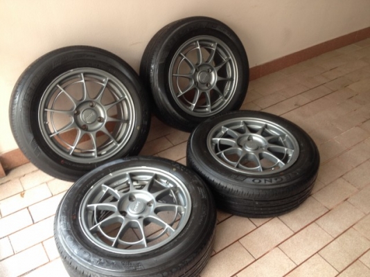 ล้อ ENKEI NT03 แท้ๆขอบ16กว้าง7นิ้วอ๊อฟ43 4รู114เก่าญี่ปุ่นสภาพสวยๆ