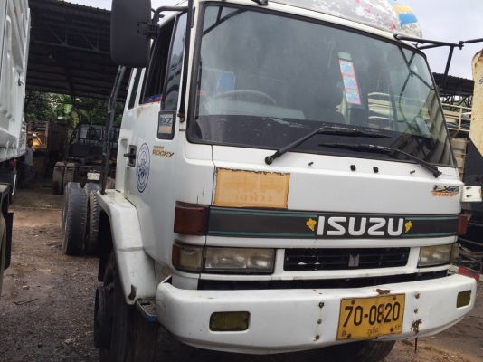 (ขายหัว-คัสซี)10ล้อ2เพลา240แรง เกียร์ฟุลเลอร์ISUZU FXZ23NFY-3900669 เครื่องเดิม เกียร์เดิม เบรคเดิม..เล่มพร้อม
