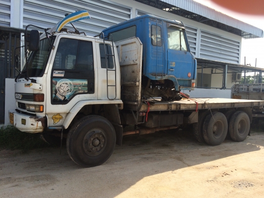 (ขายหัว-คัสซี)10ล้อ2เพลา240แรง เกียร์ฟุลเลอร์ISUZU FXZ23NFY-3900669 เครื่องเดิม เกียร์เดิม เบรคเดิม..เล่มพร้อม