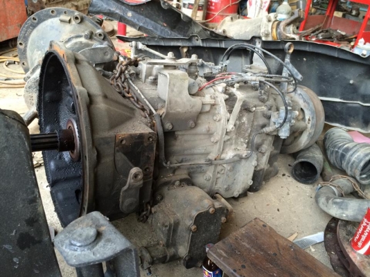 เกียร์ HINO MEGA เกียร์ดีด(2เพลา) ฟูลเลอร์