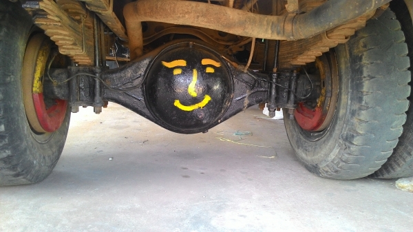 ขายรถดั้ม  อีซูซุ สีเขียว