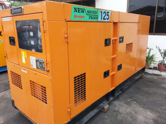 ขายเครื่องปั่นไฟ Denyo 125 KVA  พร้อมใช้งานครับ เครื่องแน่นๆๆครับ