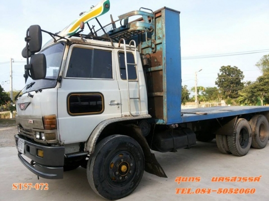 ขายด่วน รถบรรทุก 10 ล้อ HINO 195 แรง พื้นเรียบ เพลาเดียว สภาพพร้อมใช้ ราคาสุดคุ้ม