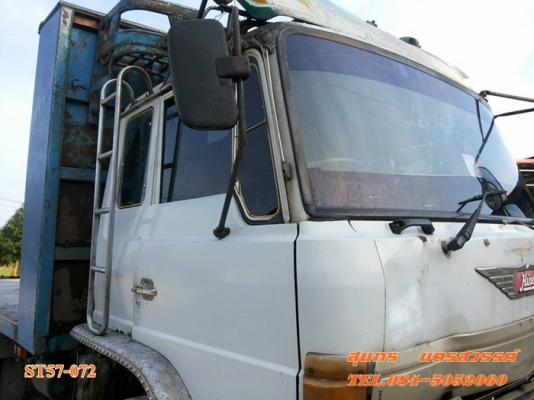 ขายด่วน รถบรรทุก 10 ล้อ HINO 195 แรง พื้นเรียบ เพลาเดียว สภาพพร้อมใช้ ราคาสุดคุ้ม