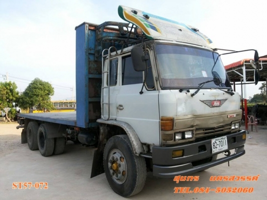 ขายด่วน รถบรรทุก 10 ล้อ HINO 195 แรง พื้นเรียบ เพลาเดียว สภาพพร้อมใช้ ราคาสุดคุ้ม