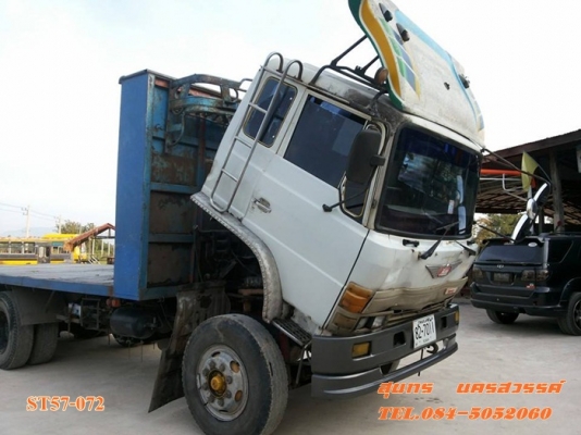 ขายด่วน รถบรรทุก 10 ล้อ HINO 195 แรง พื้นเรียบ เพลาเดียว สภาพพร้อมใช้ ราคาสุดคุ้ม