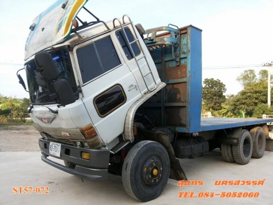 ขายด่วน รถบรรทุก 10 ล้อ HINO 195 แรง พื้นเรียบ เพลาเดียว สภาพพร้อมใช้ ราคาสุดคุ้ม