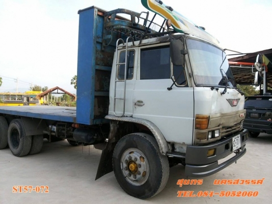 ขายด่วน รถบรรทุก 10 ล้อ HINO 195 แรง พื้นเรียบ เพลาเดียว สภาพพร้อมใช้ ราคาสุดคุ้ม