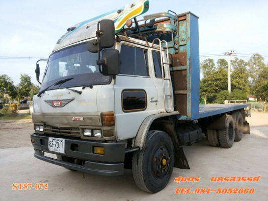 ขายด่วน รถบรรทุก 10 ล้อ HINO 195 แรง พื้นเรียบ เพลาเดียว สภาพพร้อมใช้ ราคาสุดคุ้ม