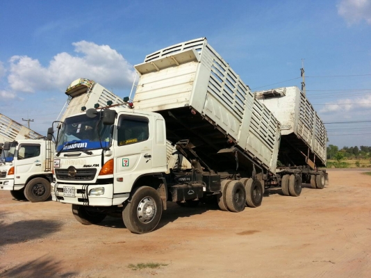 ขายด่วนHINO MEGA320 HISPEED ปี51ดั้มแม่ลูกจัดแนนท์ได้สูงราคาเบาๆใช้เงินไม่มากโทร0843923995