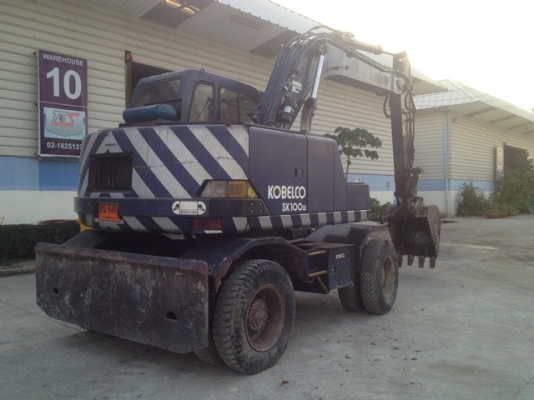 รถขุดล้อยาง  SK100WD-2 # YE03-02350 โทร 098-858-5524 สามภพ ครับ