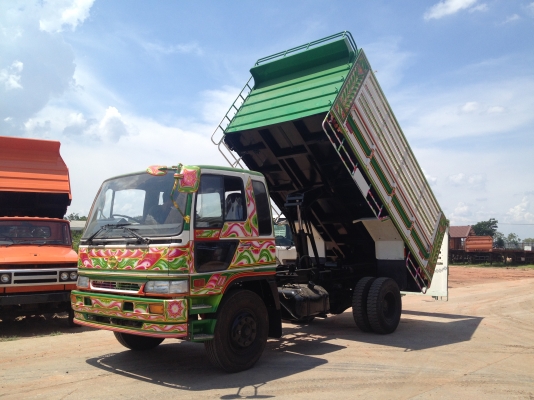 ขาย HINO สิงไฮเทคคอกสูง เครื่อง HO7D 195 แรงม้าระบบน้ำมัน กระบะดั้มพ์เกษตร ยาว 4.80 เมตร สูง 1.70 เมตร ยาง 900 ขอบ 20 นิ้ว พร้อมทะเบียน