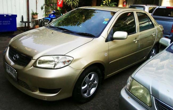 Vios รุ่น e ปี 2003 เกียร์ออโต้ ไม่เคยติดแก๊ส รถสวย ภายในเรียบร้อย เครื่องดี เกียร์นิ่มนวล ช่วงล่างเงียบ แอร์หนาว เครื่องเสียง pioneer แบตเตอรี่ใหม่ รถพร้อมใช้ ขับประหยัด.