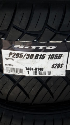 ยาง NITTO 420S ใหม่ ปี14 295-50-15