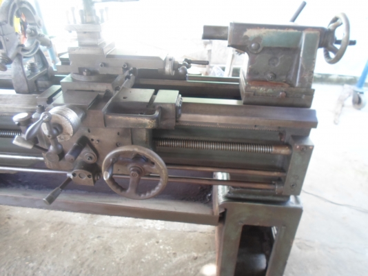 แท่นกลึง 6 ฟุต 3 เพลา เกียร์บล็อก พร้อมใช้ไฟบ้าน สภาพเดิม ๆ 85,000