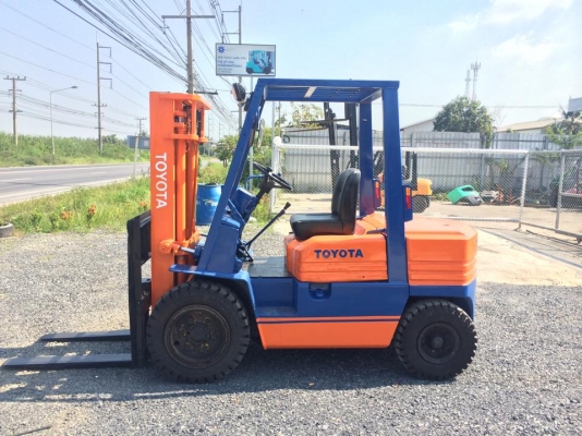 ปีใหม่ปรับลด ขายด่วนๆ โฟล์คลิฟ TOYOTA รุ่น5 ยอดนิยม 3 ตัน เครื่องดีเซล1Zเครื่องดีเกียร์ดีมากๆแบตใหม่แกะกล่อง พร้อมใช้งาน 320,000 ฿ จะเด็ด 094-4267888