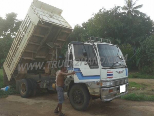 รถบรรทุกดั๊ม 6 ล้อ ยี่ห้อ HINO รุ่น FF172KA รถบรรทุกดั๊ม 6 ล้อ ยี่ห้อ HINO รุ่น FF172KA