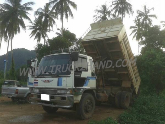 รถบรรทุกดั๊ม 6 ล้อ ยี่ห้อ HINO รุ่น FF172KA