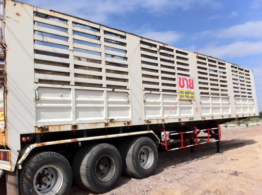 ขายหาง 3 เพลาแท้ ปี55 ยาว12.5 เมตร สูง8 ขายหาง 3 เพลาแท้ ปี55 ยาว12.5 เมตร สูง8