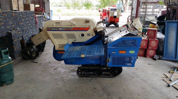 รถนวดข้าวเดินตาม เก่าญี่ปุ่น ISEKI สภาพอย่างสวย เป็นแทรคยาง