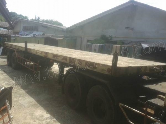 หางพ่วง 2 เพลา เพลากลม RCK ยาว 10.50 เมตร กว้าง 2.50 เมตร