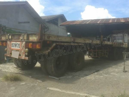 หางพ่วง 2 เพลา เพลากลม RCK ยาว 10.50 เมตร กว้าง 2.50 เมตร