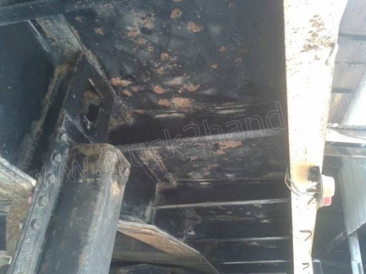 หางพ่วง 2 เพลา เพลากลม RCK ยาว 10.50 เมตร กว้าง 2.50 เมตร