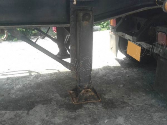 หางพ่วง 2 เพลา เพลากลม RCK ยาว 10.50 เมตร กว้าง 2.50 เมตร