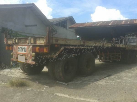 หางพ่วง 2 เพลา เพลากลม RCK ยาว 10.50 เมตร กว้าง 2.50 เมตร