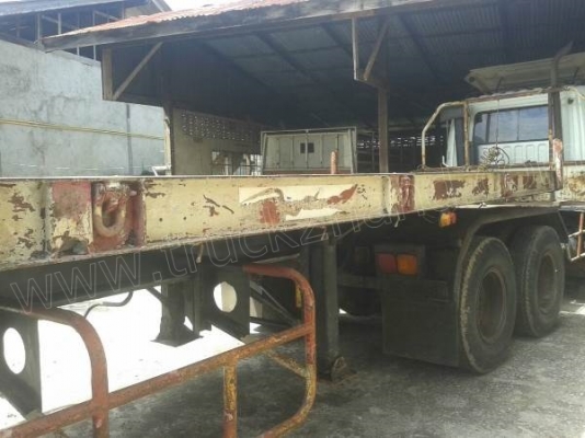 หางพ่วง 2 เพลา เพลากลม RCK ยาว 10.50 เมตร กว้าง 2.50 เมตร